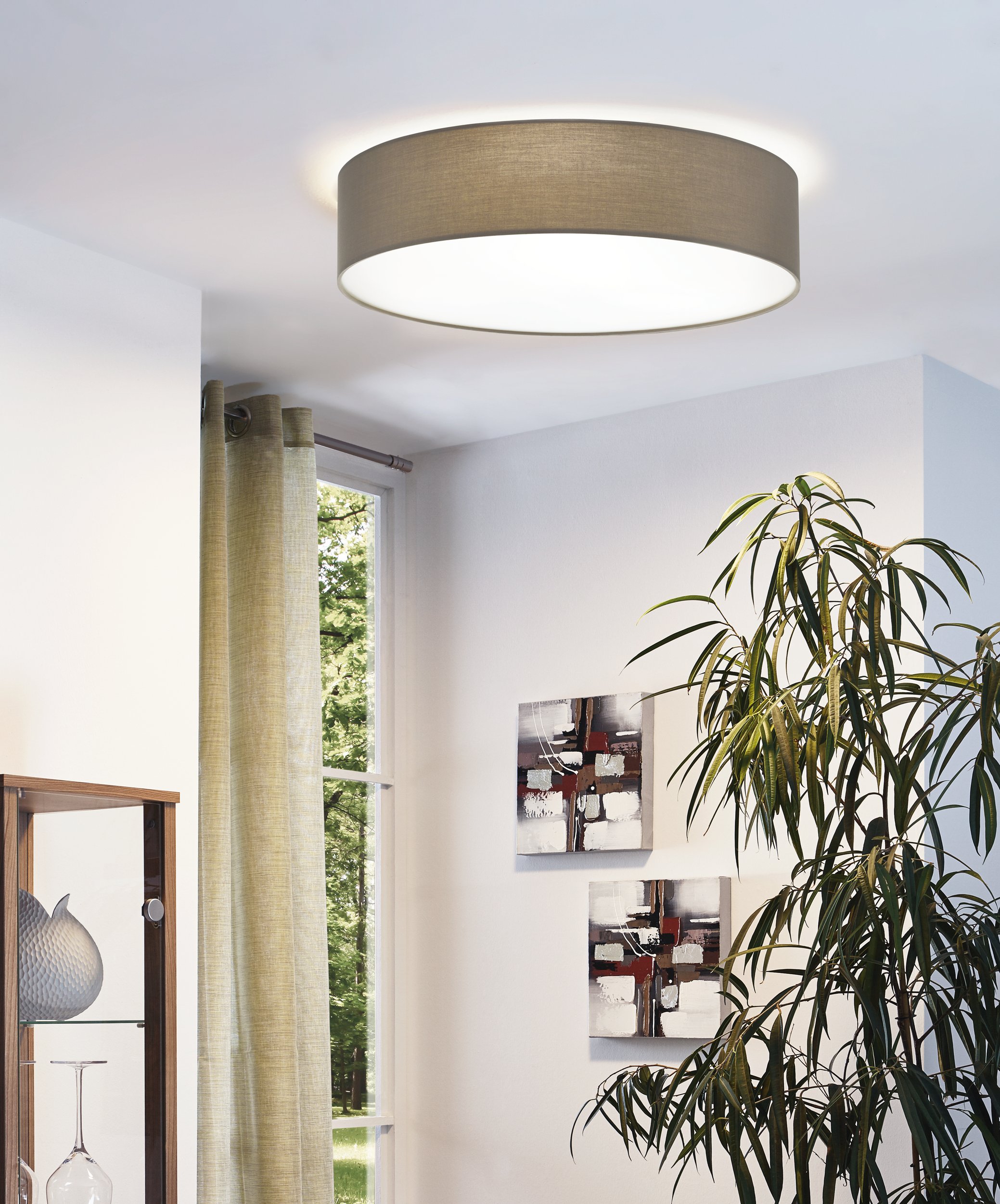 Eglo Pasteri plafon 5x25 W popielaty 97616