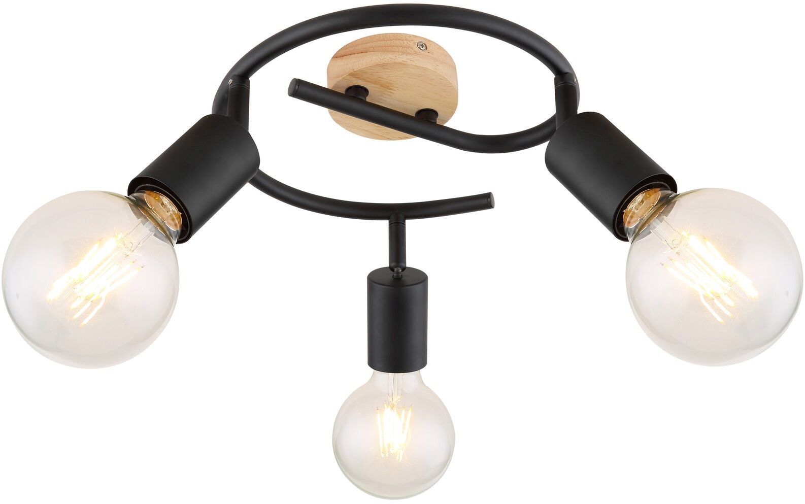 Darmowa Dostawa - Lampa podsufitowa 3x40 W czarna Rabalux 3978