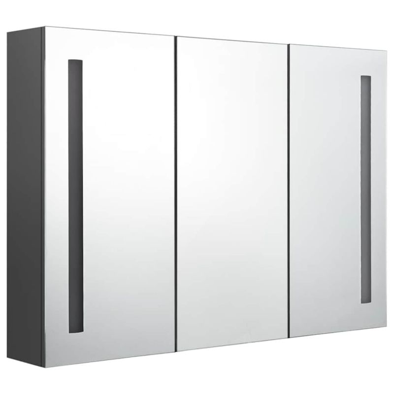 Szafka łazienkowa wisząca WaszeMeble szara z lustrem WM-326527 1 szt.