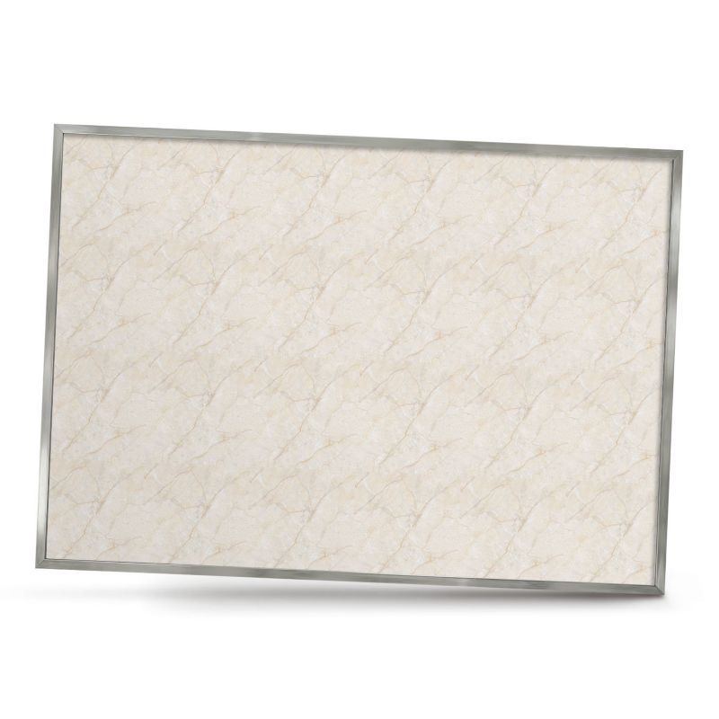 Tablica magnetyczna do salonu ArtPrintCave 100x70 Marmurowa elegancja w srebrnej ramie 1szt