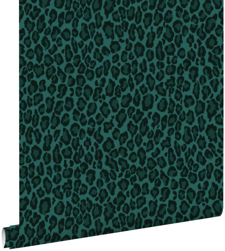 Tapeta ESTAhome panterka petrol blue 53 cm x 10.05 m - 1 rol.
