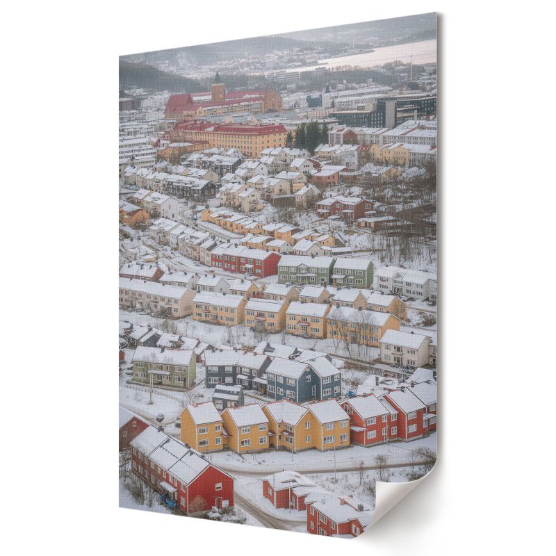 Plakat na ścianę Wallfluent Format A3 Zimowy krajobraz Artysta Zeus 1 szt.