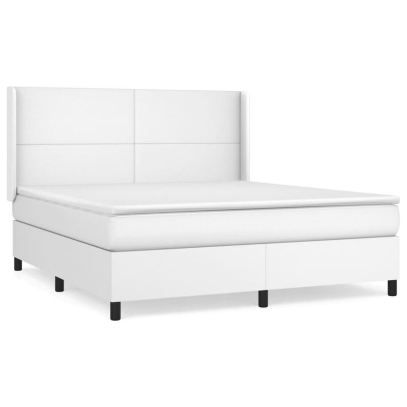 Łóżko kontynentalne WaszeMeble 160x200 cm białe WM-3132388 1 szt.