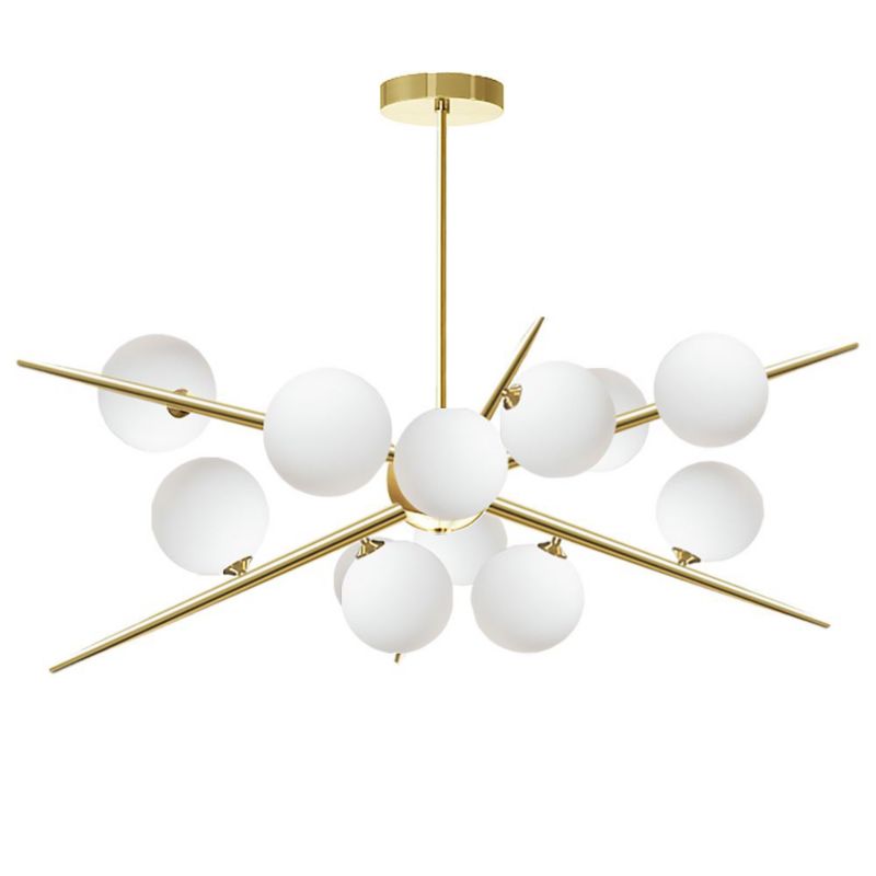 Lampa Sufitowa Wisząca Toolight App998-12Cp Złoty