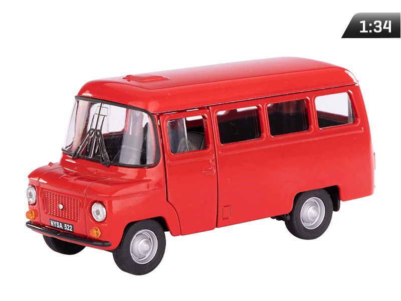 Model 1:34, PRL Nysa 522, czerwony (A884N522C), Carmotion, 1 szt.