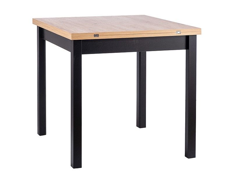Stół Signal rozkładany FLIP 80(160)x80 dąb artisan/czarny 1 szt