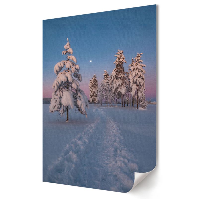 Plakat na ścianę Wallfluent Format A3 Zimowy krajobraz Artysta Lunori 1 szt.