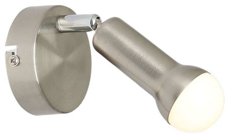 Kinkiet ścienny Candellux Arc srebrno-chromowany 1 x E14 x 40W IP20 wym: 9 x 13 x 8 cm - 1 szt.