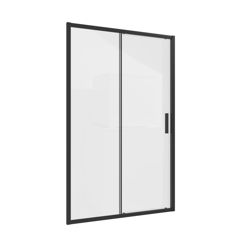 Drzwi prysznicowe Ravak Blix Slim BLSDP2 100 czarne szkło transparent 1szt
