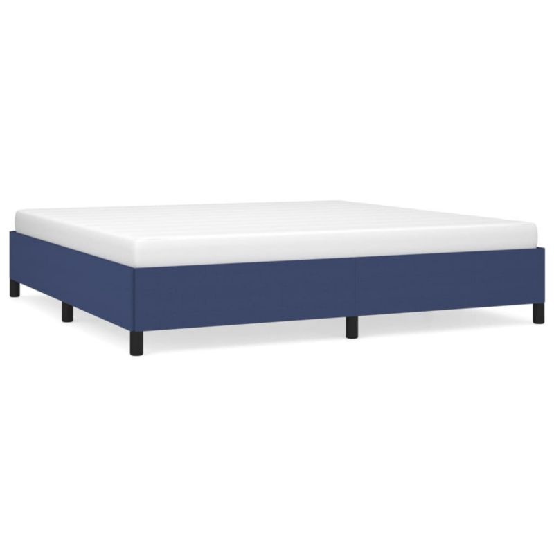 Łóżko tapicerowane WaszeMeble 200x200 cm niebieska WM-347096 1 szt.