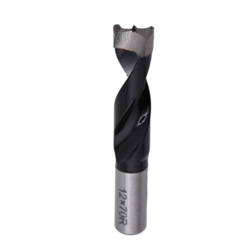 Wiertło pod kołki Kormax 12x70mm prawe nieprzelotowe VHM do dyblowania (FD-DD-S-KJ2-12-70R) - 1 szt.