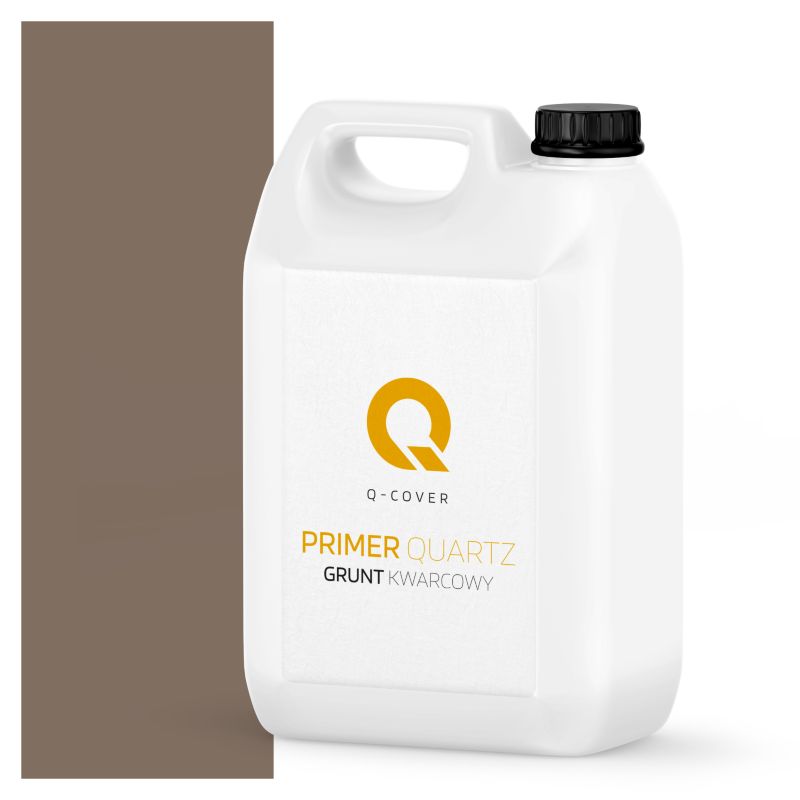 Grunt Kwarcowy pod Tynk Dekoracyjny Q-Cover Brązowy D811 3KG
