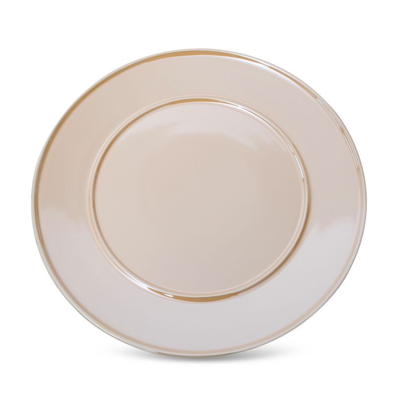 Patera ceramiczna Eurofirany 30 x 30 cm beżowa 1 szt.