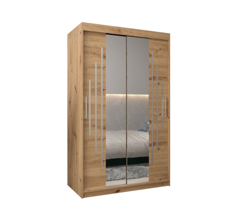 Szafa przesuwna Garderoba Abiks YORK 1 120 artisan/artisan 1 szt.
