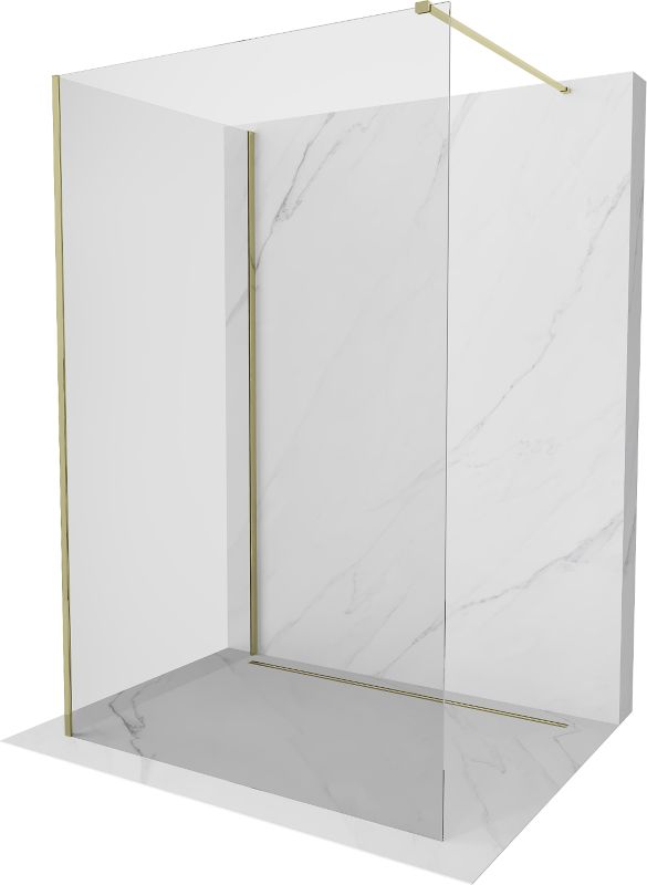 Ścianka prysznicowa Mexen Kioto złota 130 x 115 cm 800-130-212-50-00-115 1 szt.