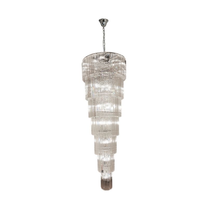 Lampa wisząca Zuma Line LUXE chromowana 69xE14x40W wym:330x100x100cm IP20 -1 szt.