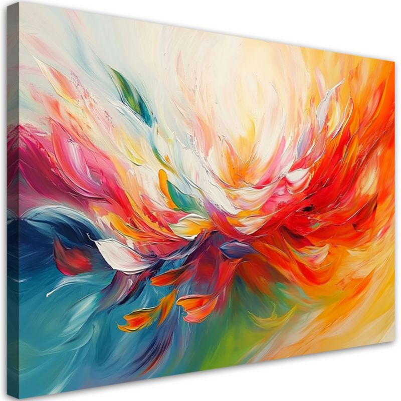 Obraz na płótnie Feeby Ekspresja Kolorów Abstrakcja 120x80cm 1szt