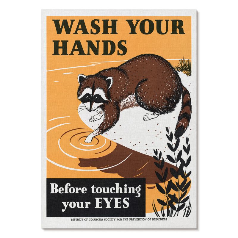 Obraz Plakat Canvas Tulup 42x59,4 cm (A2) Myj ręce Do łazienki, kuchni, przedpokoju 1 szt.