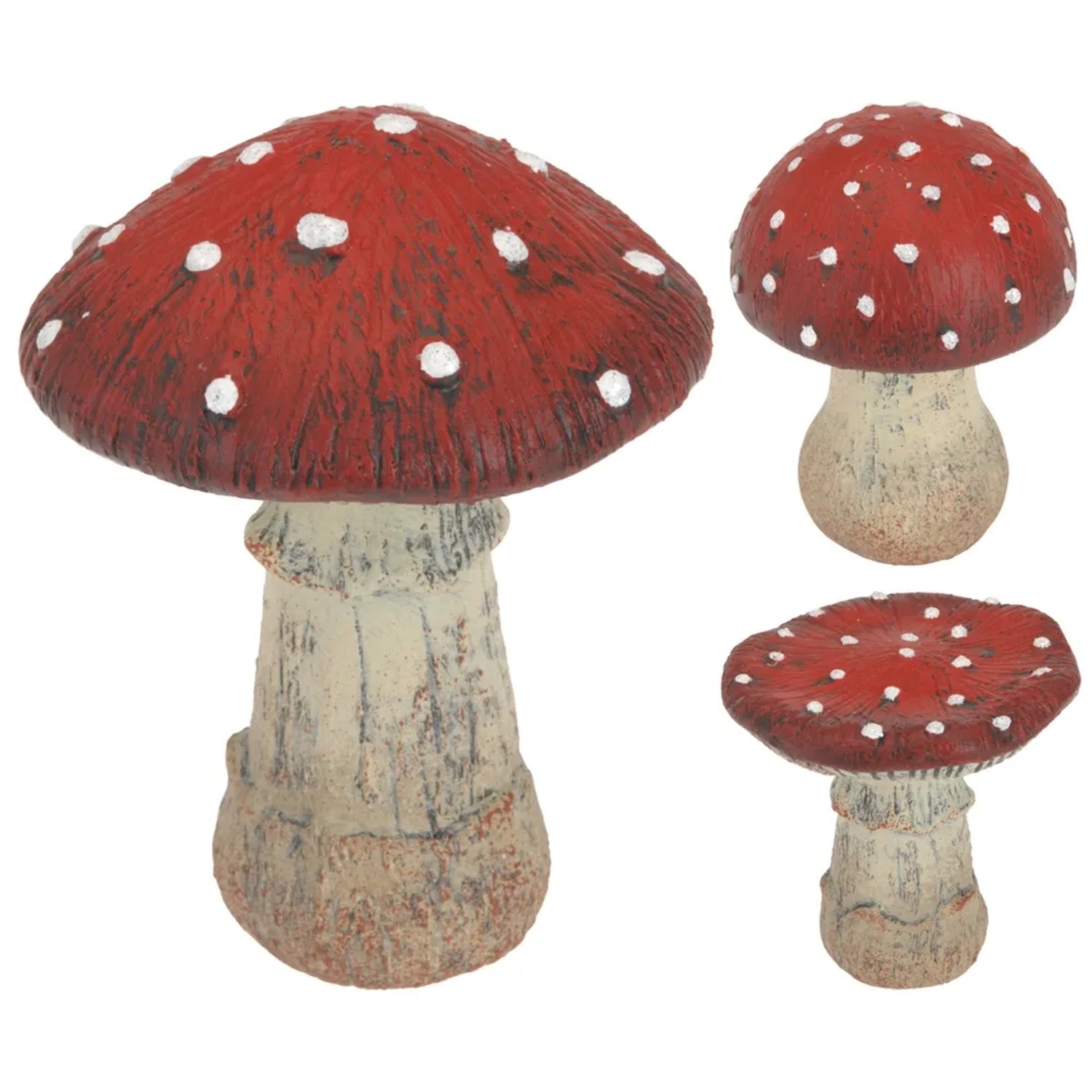 Figurka ceramiczny muchomor mały 10x13cm
