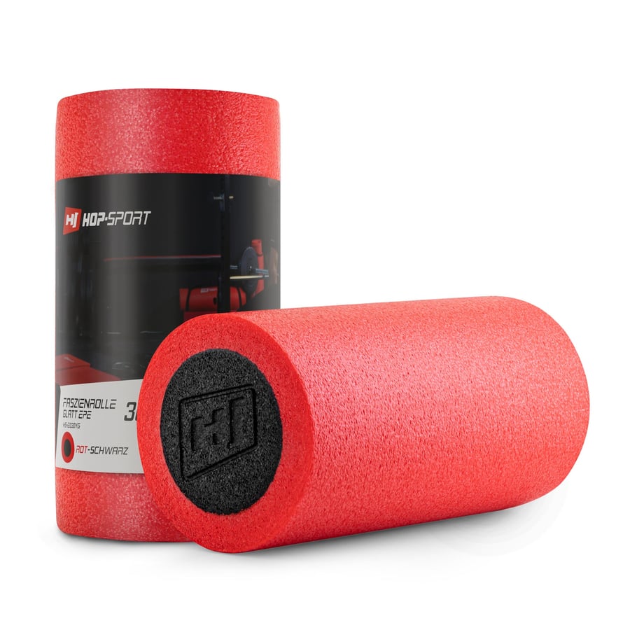 Masážny valec EPE 30cm červeno-čierny