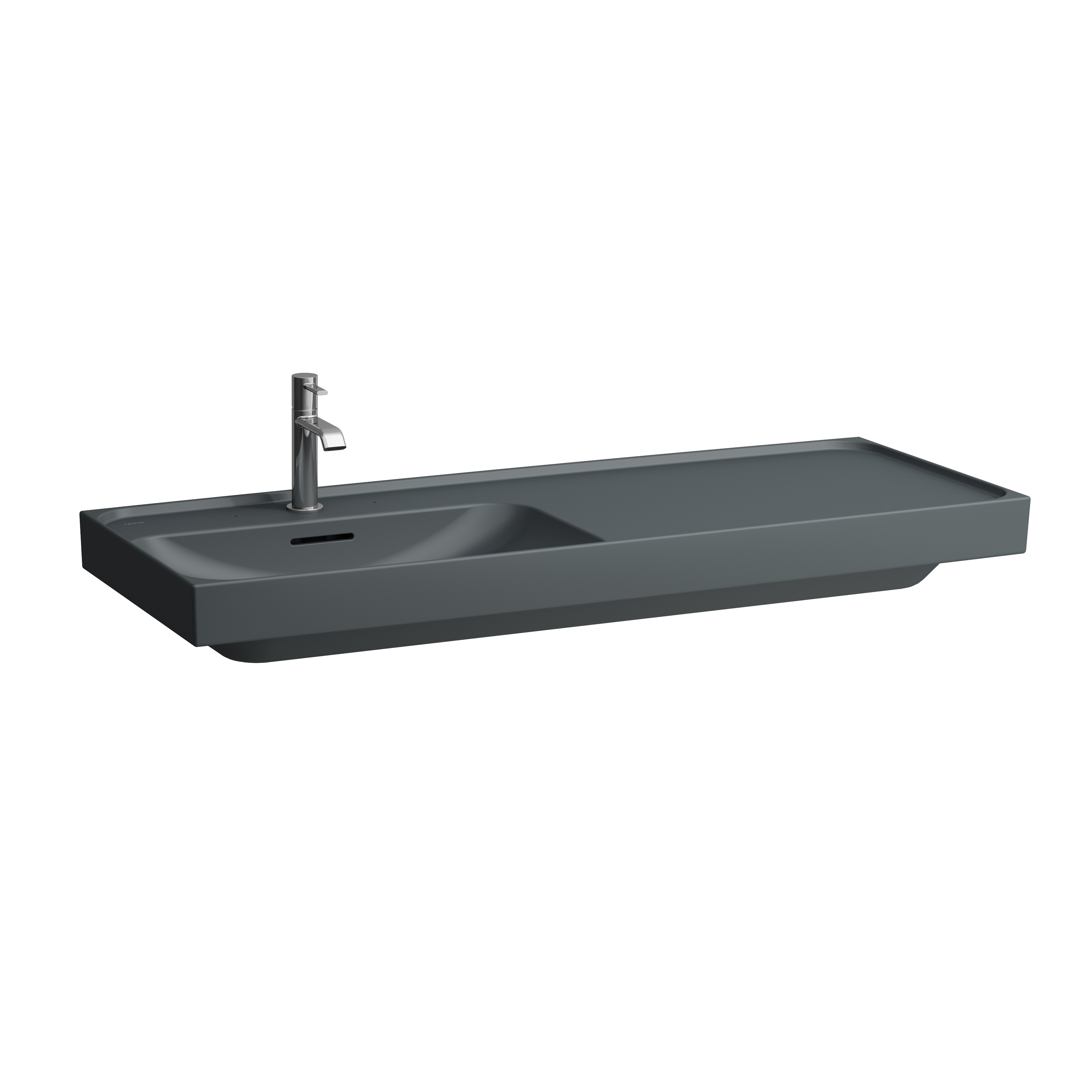 Laufen Meda umywalka 120x46 cm prostokątna meblowa grafit mat H8171107581041