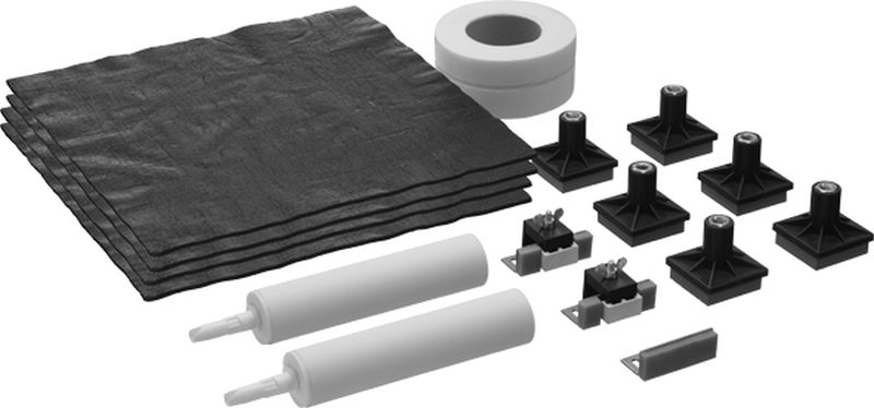 Duravit zestaw do redukcji hałasu do brodzików z akrylu 791369000000000