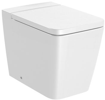 Roca Inspira Square miska WC Rimless stojąca biała A347537000