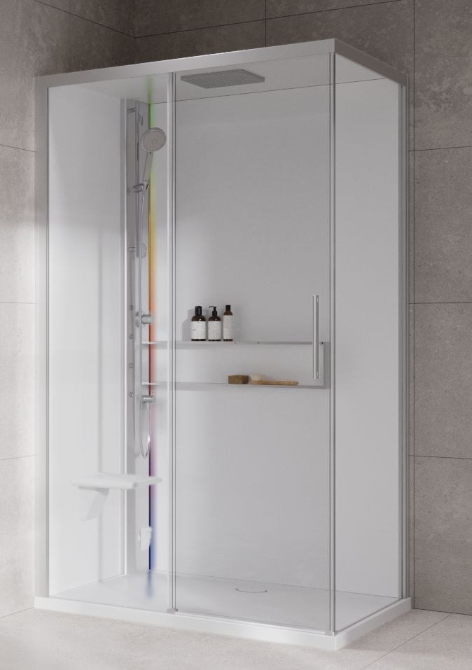 Darmowa Dostawa - Kabina z hydromasażem Novellini Glax G222P290SM51BB