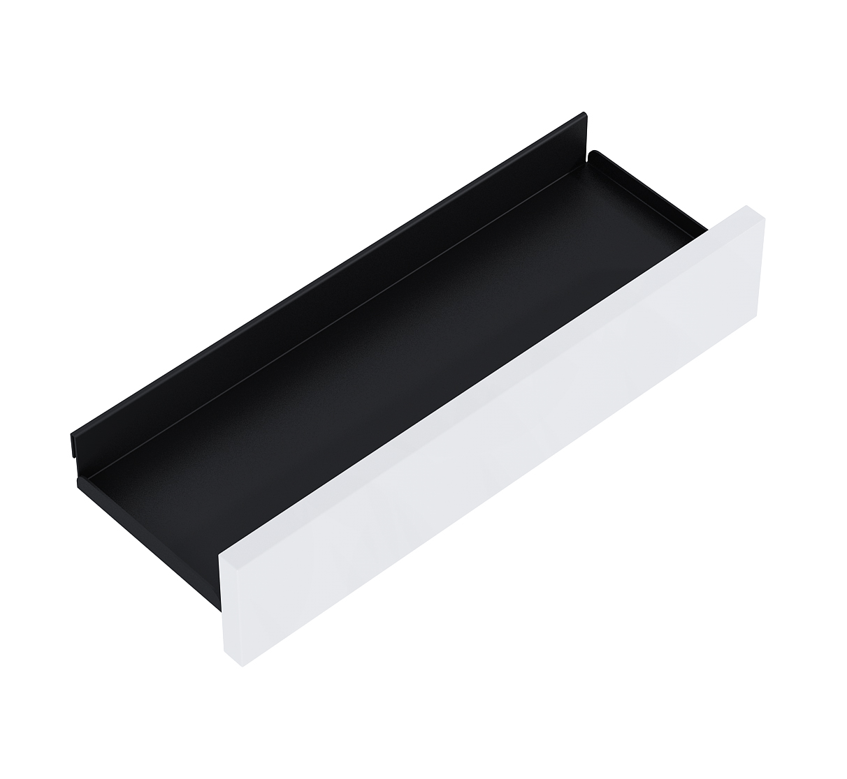Darmowa Dostawa - Półka 40 cm biała-czarna Elita For All RE130400065290