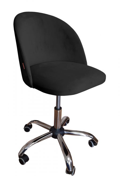 Fotel CLAUDINE VELVET czarny ATOS 1 szt.