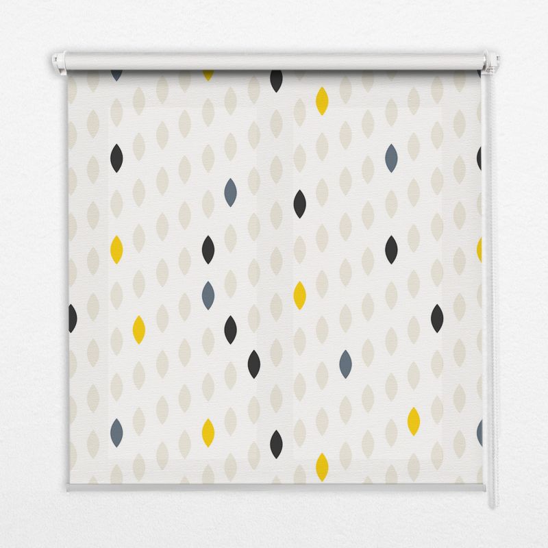 Roleta Okienna Tulup 90x140 cm Kolorowe Ziarna Montaż do ściany/sufitu 1 szt.