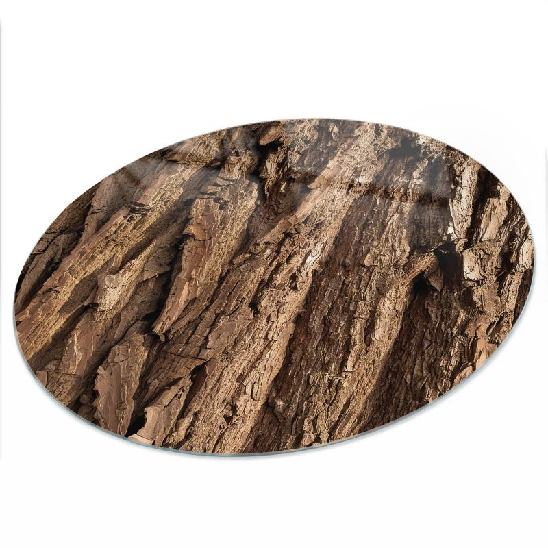Blat Do Stołu ArtPrintCave fi50 cm Tekstura drewna 1 - Blat Szklany Okrągły 1 szt.