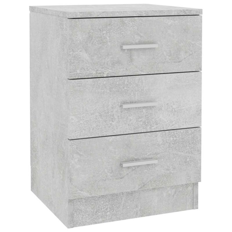Szafka nocna WaszeMeble betonowy szary WM-800458 1 szt.