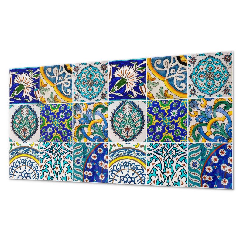 Ścienny Panel PCV Samoprzylepny ArtPrintCave 120x60 cm Wzory ceramiczne w mozaice 1 szt.