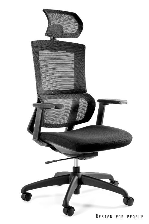 Fotel Unique biurowy ELEGANCE czarny 1 szt