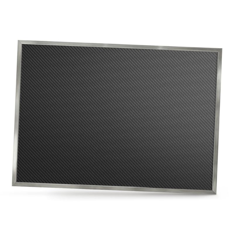 Dekoracyjna tablica magnetyczna ArtPrintCave 70x50 Geometryczna tekstura w srebrnej ramie 1szt