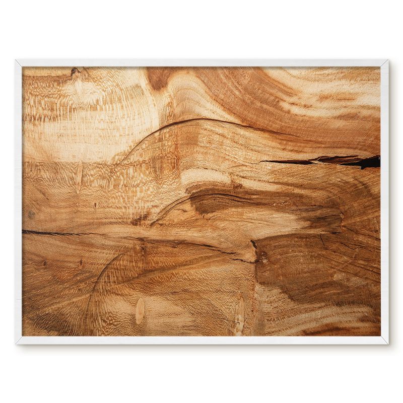 Tablica Na Magnesy Z Wakacji Tulup 80x60 cm Drewno naturalne - Biała rama Do salonu, sypialni 1 szt.