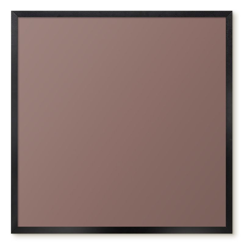 Tablica Magnetyczna Tulup 50x50 cm Pastelowy brązowy - Czarna rama Do salonu, sypialni 1 szt.