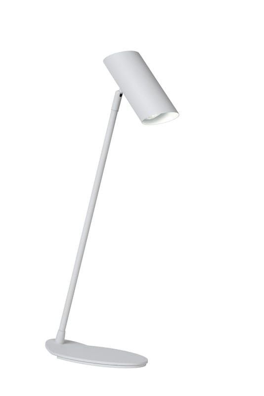 Lampka biurkowa Lucide Hester biała 1 x GU10 x 7W IP20 wym: 53 x 12 x 21.5 cm metal - 1 szt.