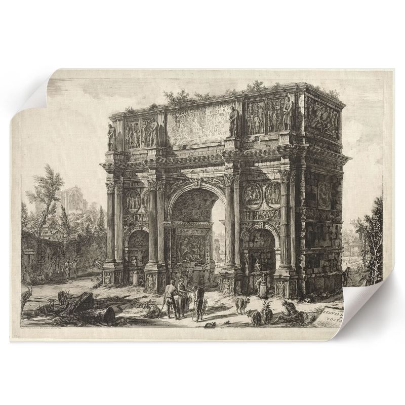 Plakat ArtPrintCave 59,5x42 cm Łuk Konstantyna Giovanni Battista Piranesi 1 szt.