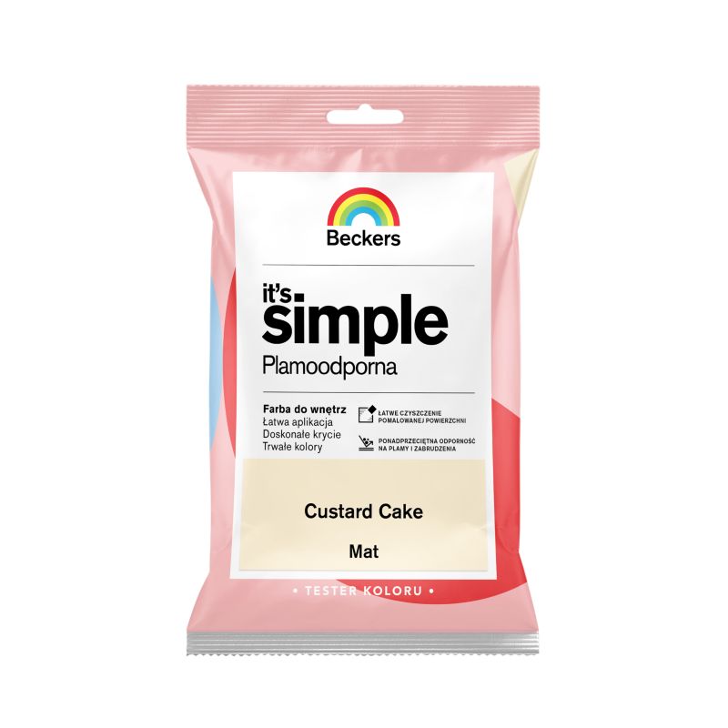 Tester farby kolorowej Beckers It's Simple custard cake 0,05 l