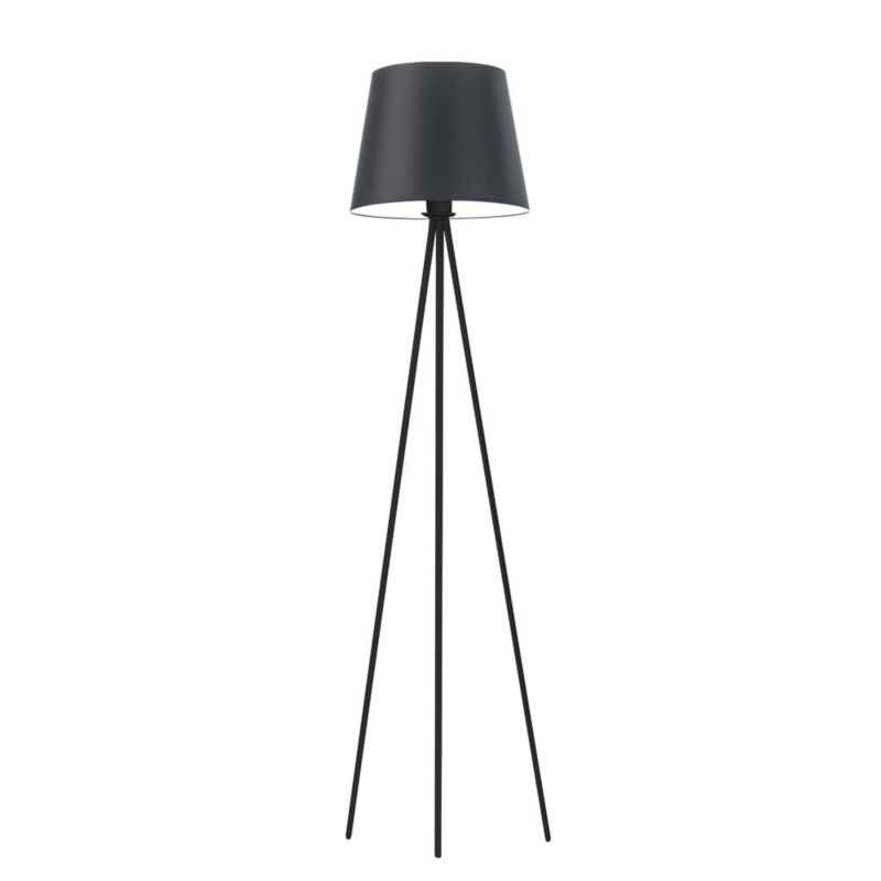Lampa stojąca Volta Light Factory podłogowa trójnóg z abażurem czarny stożek JOLLY 1szt.