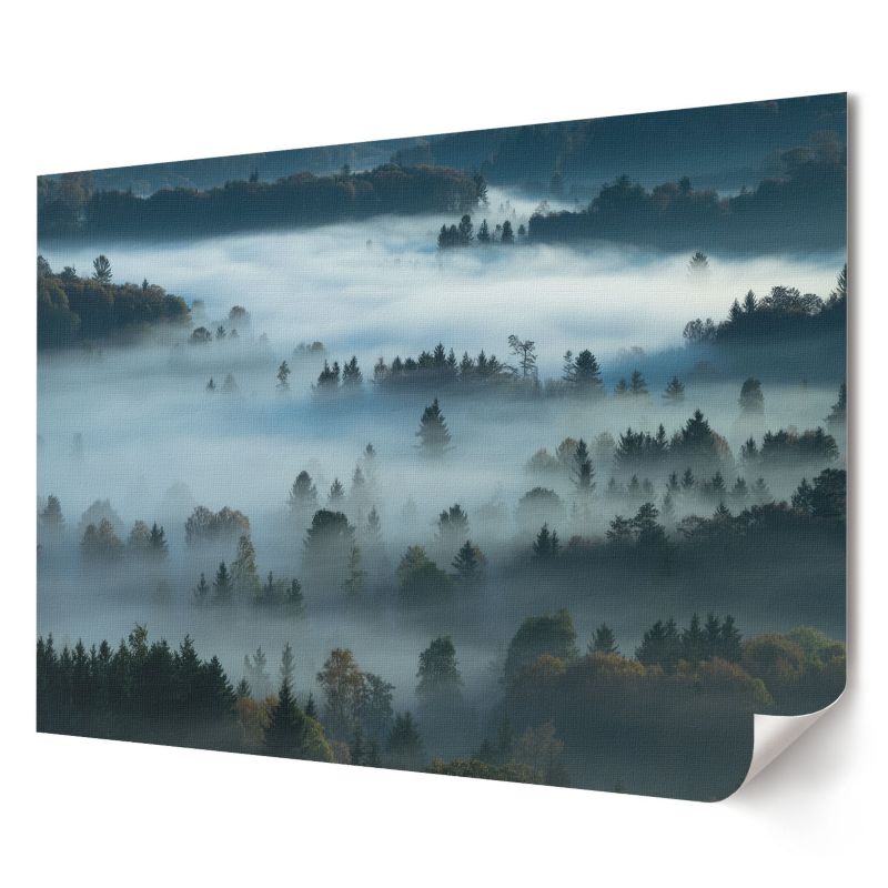 Plakat canvas Wallfluent Format A3 Mglista przyroda Artysta Lunori 1 szt.