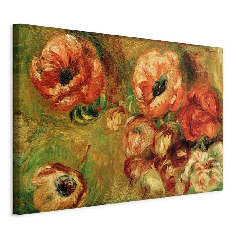 Obraz Artgeist Les Anémones Renoir 120 x 80 cm płótno włoskie 1 szt