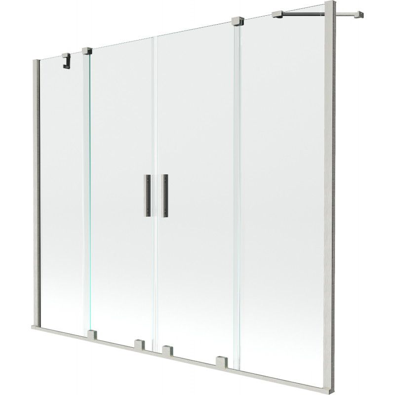 Parawan nawannowy rozsuwany Mexen Velar transparent 200x150 cm 1 szt.