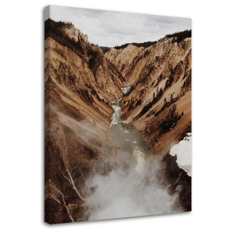 Obraz na płótnie Feeby Rzeka w górach przyroda pejzaż 30x45cm 1szt