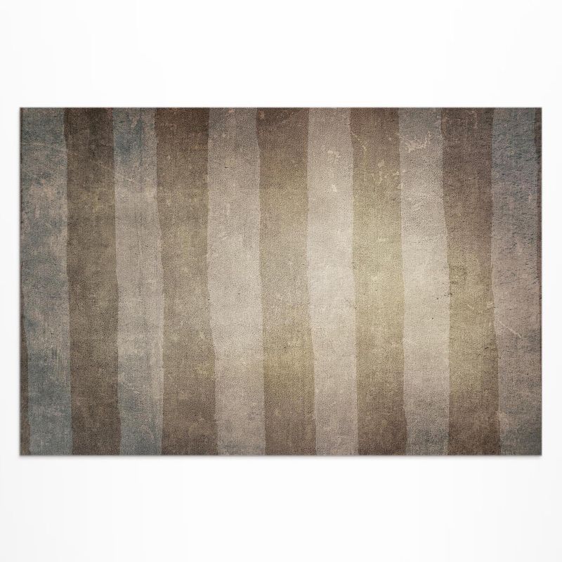 Dywan Winylowy Z Nadrukiem Wallfluent 140x210 cm Poziome pasy styl rustykalny vintage 1 szt.