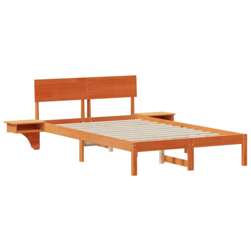 Rama łóżka WaszeMeble 120x200 cm Woskowy brąz sosna WM-873459 1 szt.