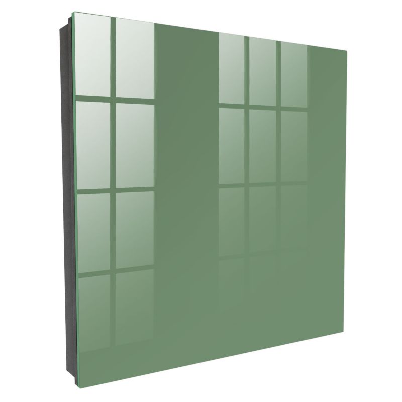 Organizer Na Klucze Tulup 30x30 cm Zgaszona zieleń - Czarna - Otwierana na lewo 1 szt.