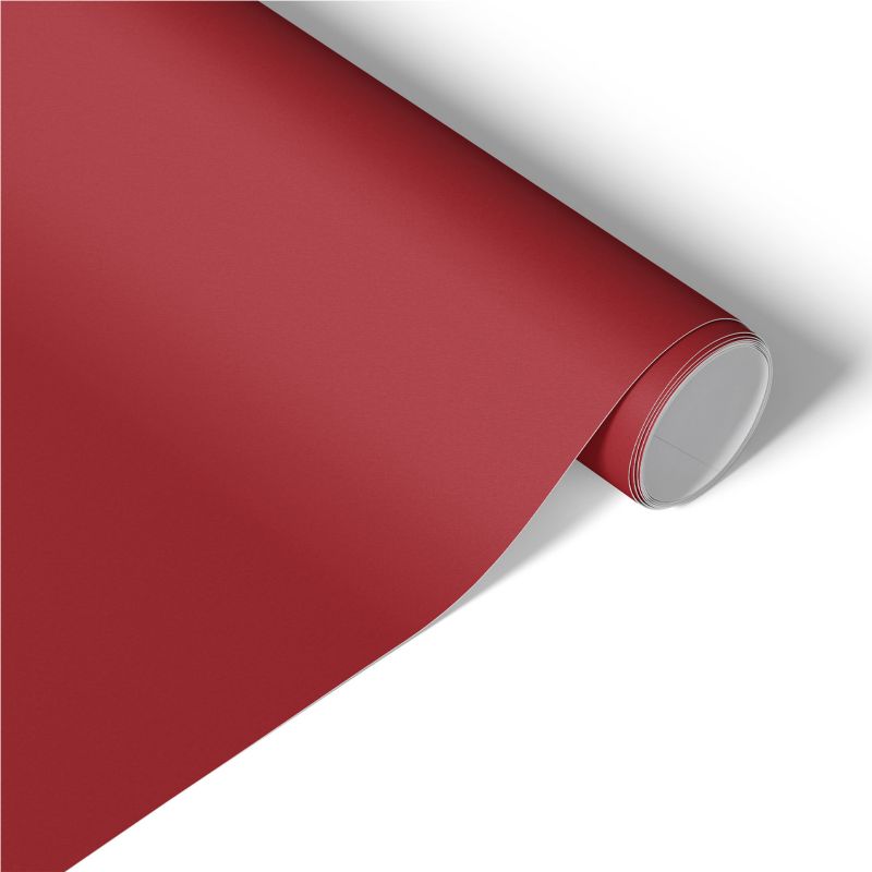 Okleina Meblowa Tulup 65x130 cm Kolor burgundowy Renowacja Mebli DIY 1 rol.